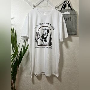 Every Saint has a past graphic tee